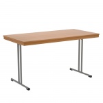 Klapptisch, 140x70 cm (B/T), 72 cm hoch, T-Fuß, 